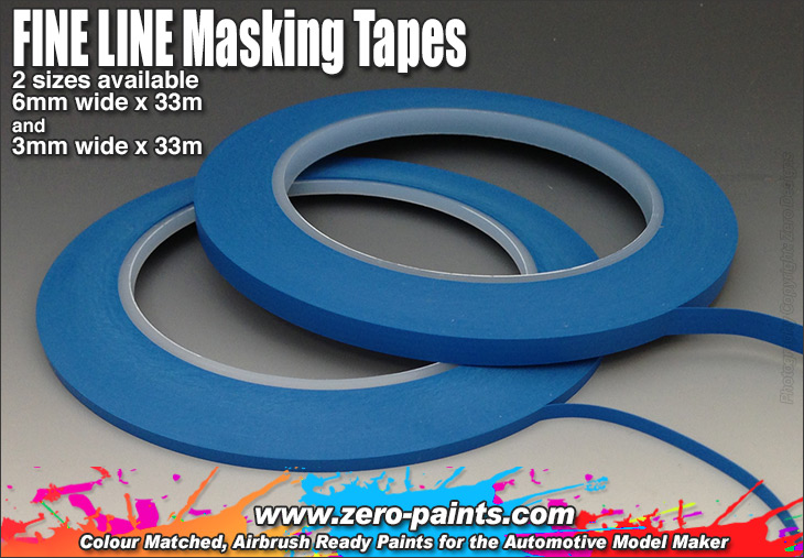 Fine Line Masking Tape 6mm x 33m ZP2014 Zero Paints