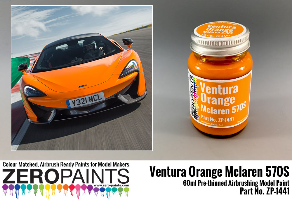 Mclaren 570S Ventura Orange (Pearl) Paint 60ml