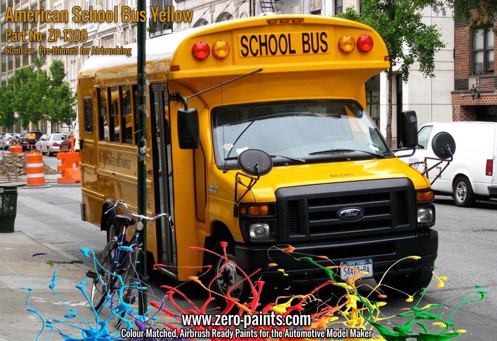 american school bus yellow paint 60ml zp 1399 zero paints