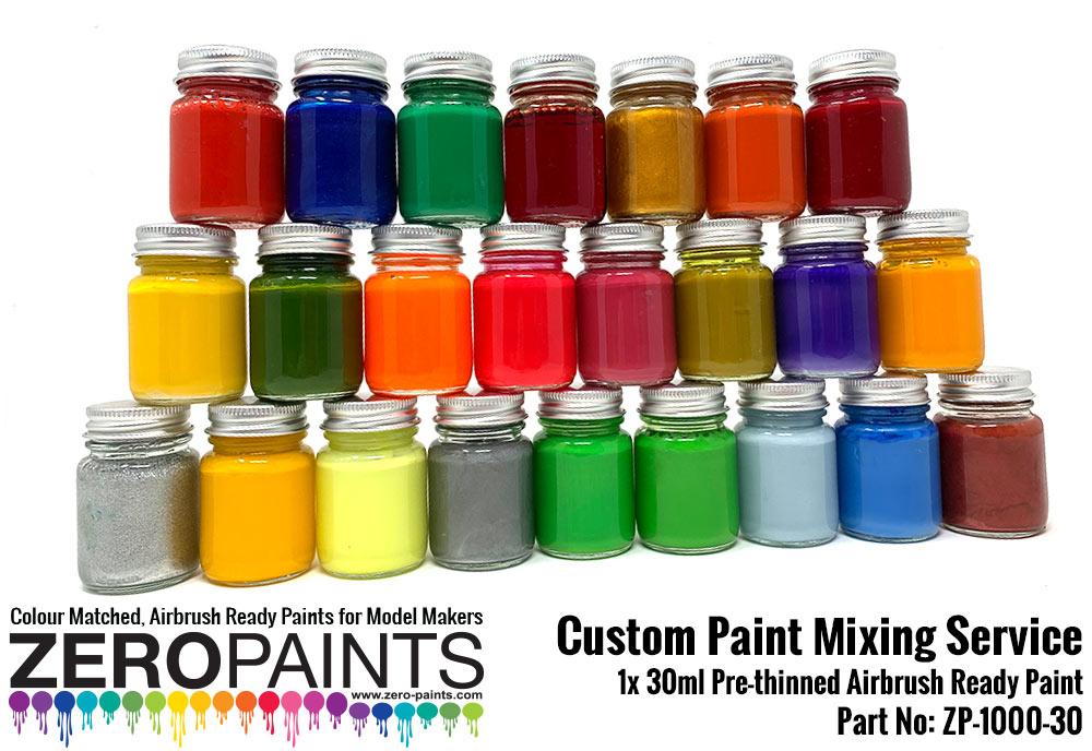 godkende beviser Igangværende Custom Paint Mixing Service 30ml | ZP-1000-30 | Zero Paints