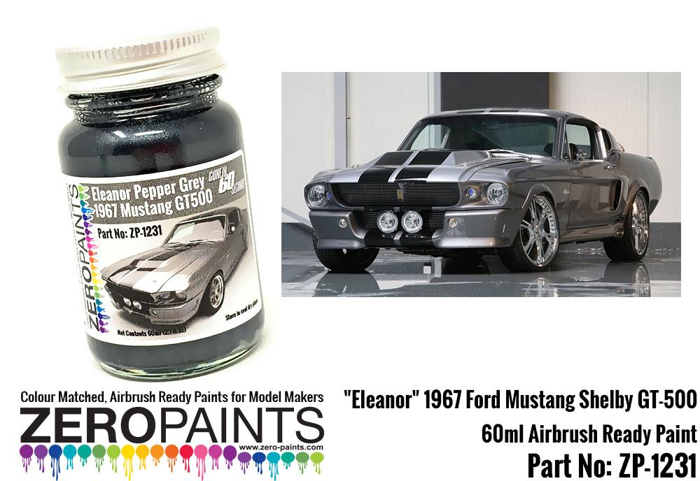 Eleanor 1967 Ford Mustang Shelby Gt 500 Paint 60ml Zp 1231 Zero Paints