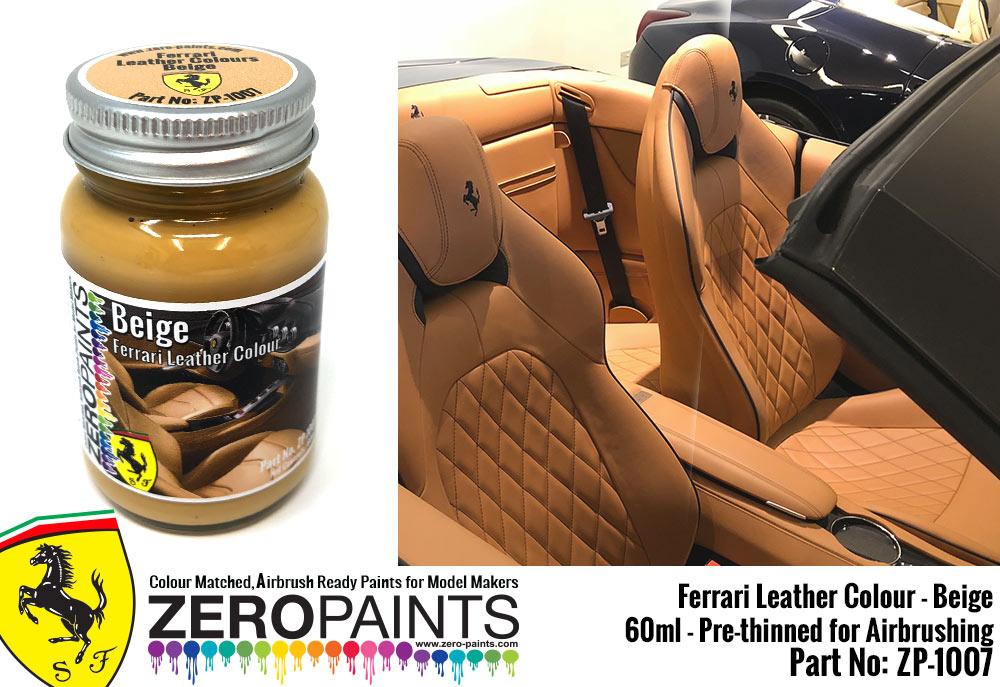 Ferrari Leather Colour Paints 60ml ZP1007 Zero Paints