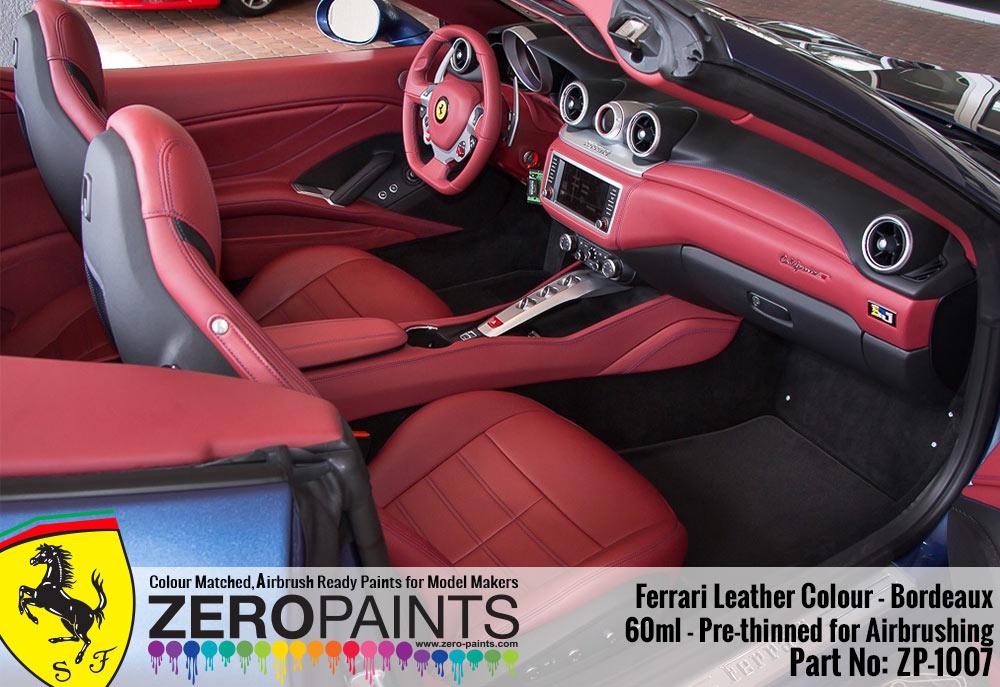 Ferrari Leather Colour Paints 60ml ZP1007 Zero Paints