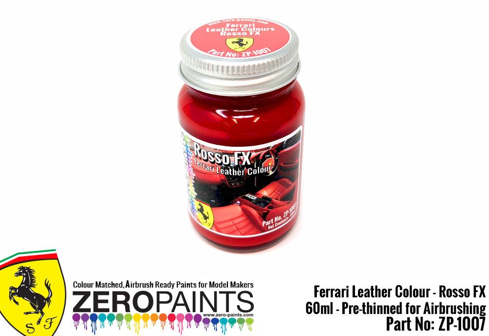 Ferrari Leather Colour Paints 60ml ZP1007 Zero Paints