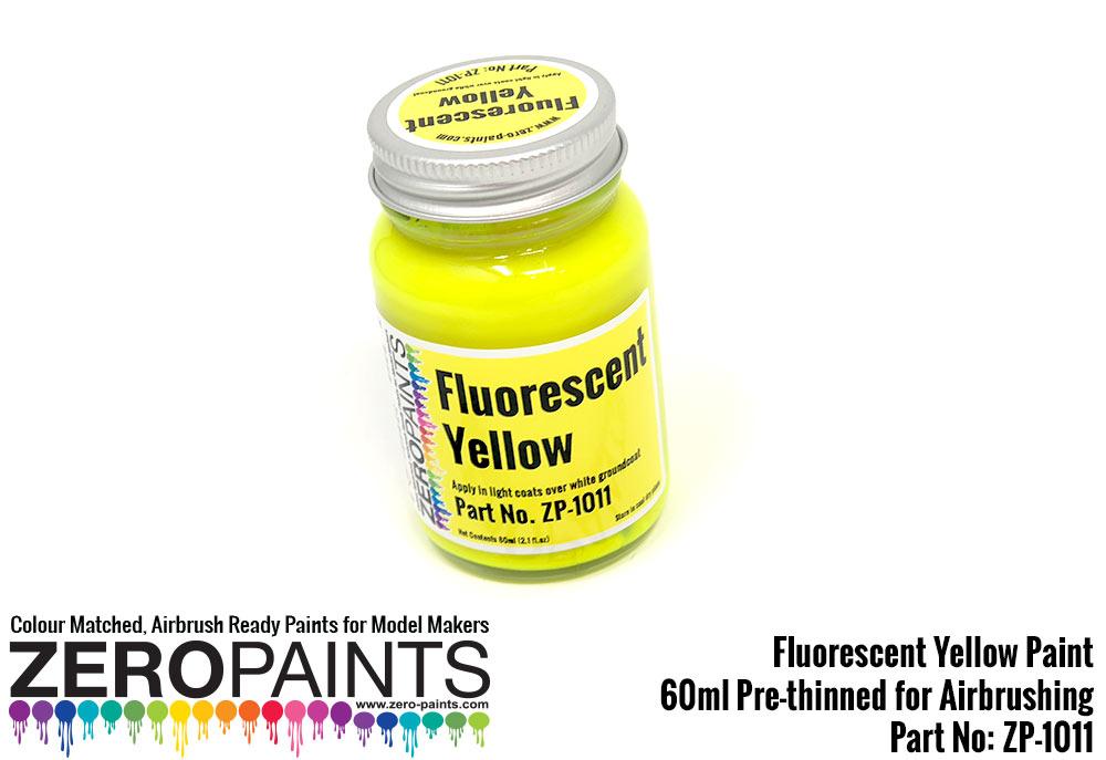 Fluorescent Yellow Paint 60ml, ZP-1011