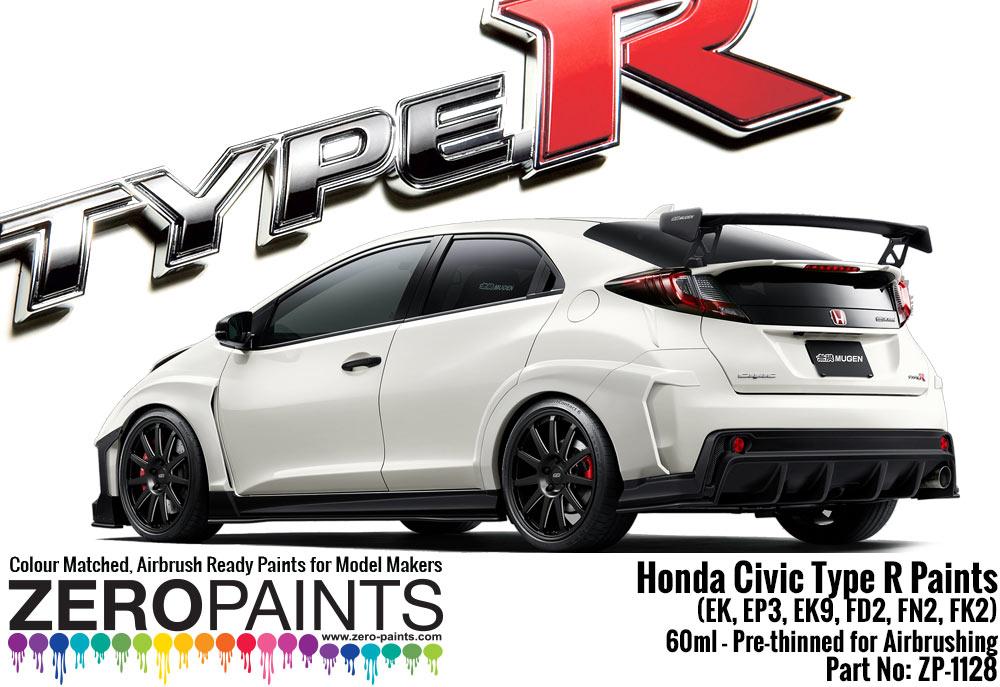 Honda Civic Type R (Ek, Ep3, Ek9, Fd2, Fn2, Fk2) Paints 60Ml | Zp-1128 |  Zero Paints