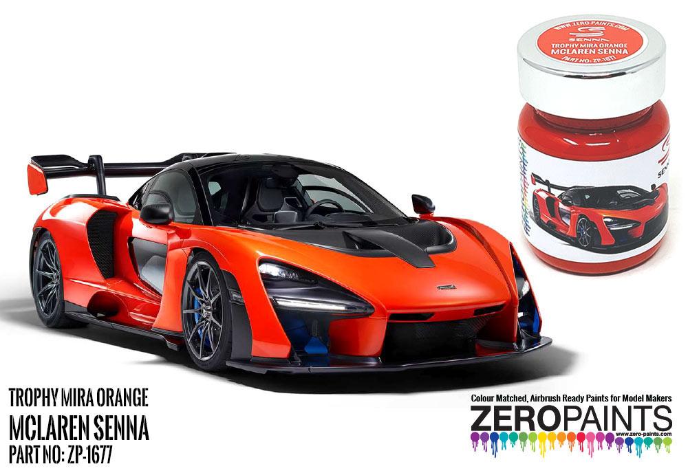 Senna McLaren Trophy Mira Orange Paint 60ml | ZP-1677 | Zero Paints