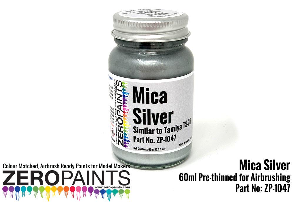 Mica Silver Paint (Similar to TS76) 60ml, ZP-1047