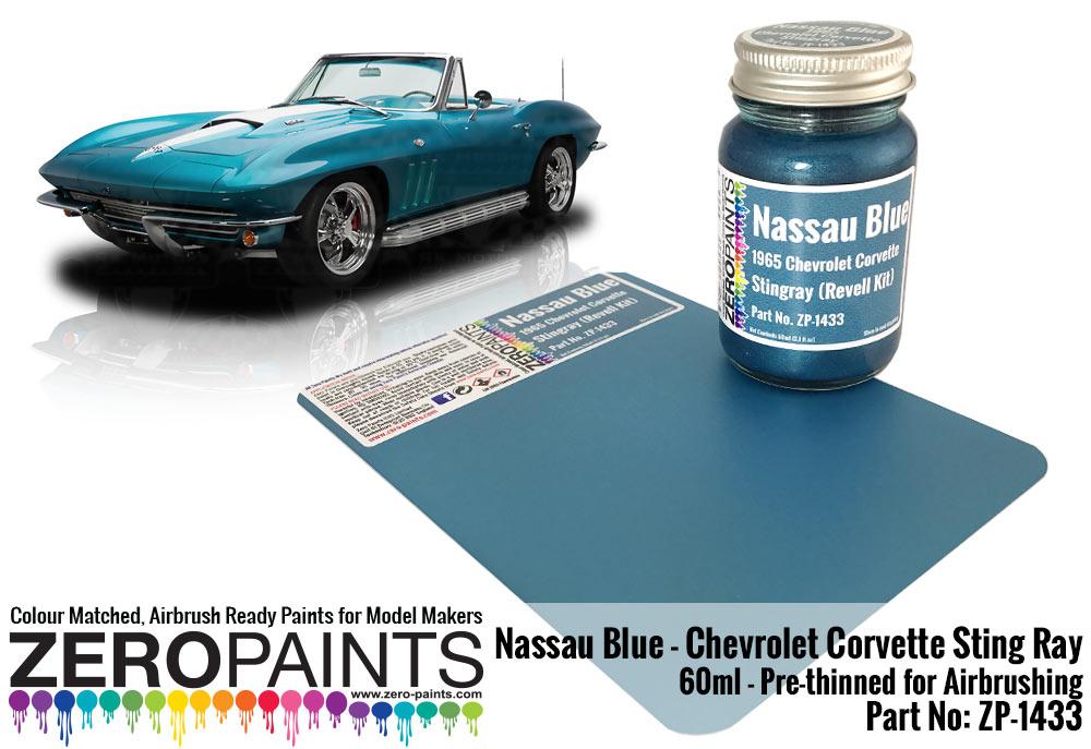 Nassau Blue Paint - 1965 Chevrolet Corvette 60ml (Revell Kit) | ZP