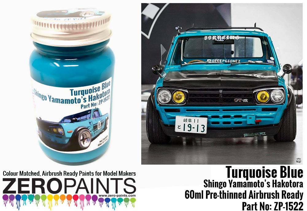 Turquoise Blue Paint - Shingo Yamamoto's Hakotora 60ml | ZP-1522