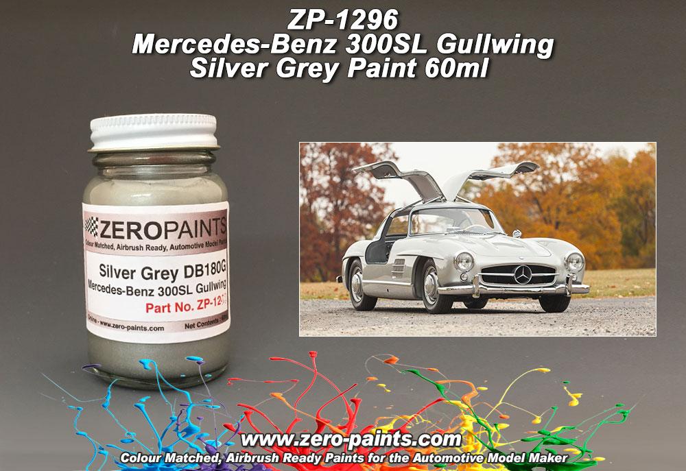 Zero Paints ZP-1296-DB190: Paint for airbrush Graphite Grey Graphitgrau for  Mercedes-Benz 300SL Code: DB190 1 x 60ml for airbrush (ref. ZP-1296-DB190)