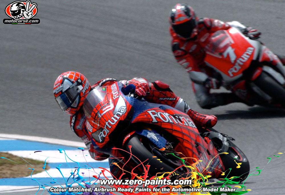 IXO 1/12 Yamaha YZR M1 Melandri 2004 - Moto GP Portugal Spider-Man - Neuve