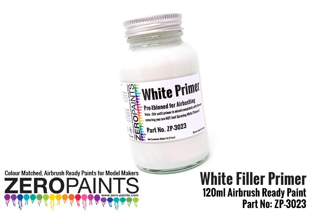 White Airbrushing Primer/Micro Filler 100ml ZP3023 Zero Paints