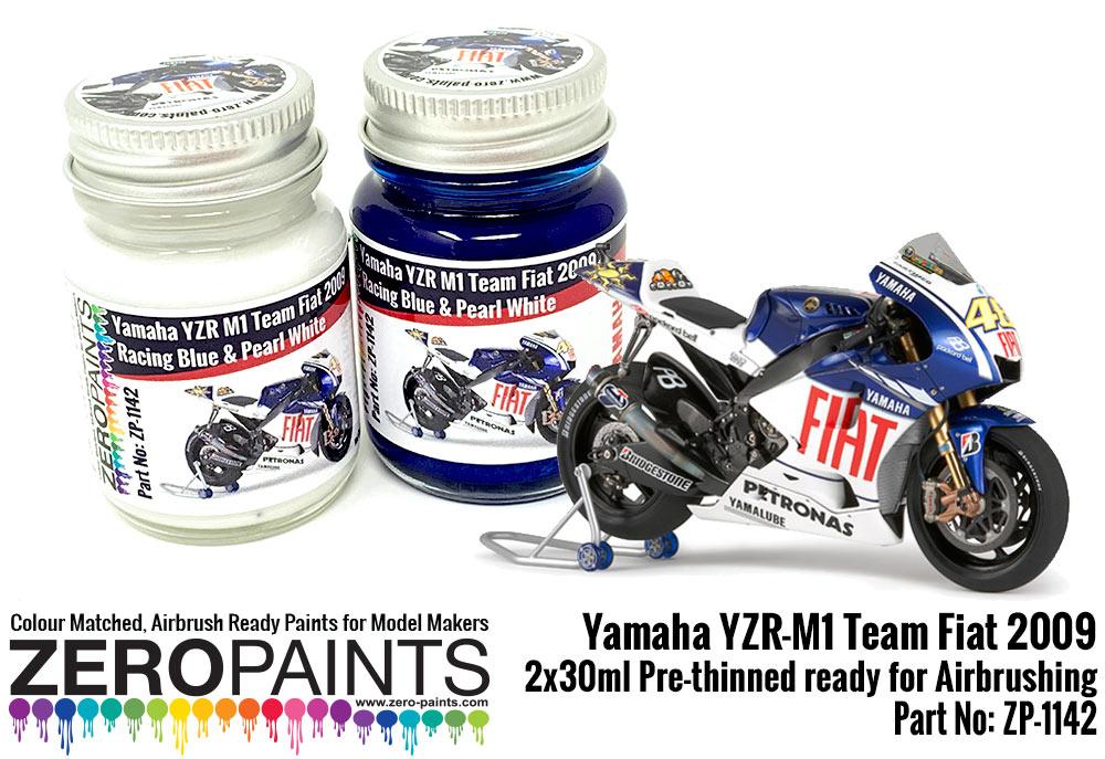 Yamaha YZR-M1 Team Fiat 2009 Paint Set 2x30ml | ZP-1142