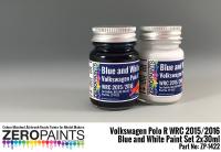 Volkswagen Polo R WRC 2015 - Blue and White Paint Set 2x30ml