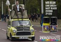 Mr Bean Lime Green / Matt Black 2x30ml