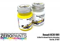Renault RE30 1981 Yellow and White Paint Set 2x30ml