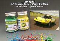 BP Green and Yellow Paints - 2x30ml