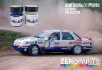 Ford Sierra Cosworth 4X4 Rally Mobil 1 Blue/White 2x30ml