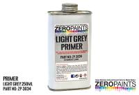 Light Grey Primer 250ml Airbrush Ready