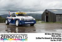 MG Metro 6R4 Rothmans - White and Blue Paint Set 2x30ml