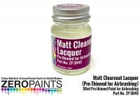 Matt Clearcoat Lacquer 30ml (Pre-Thinned for Airbrushing)