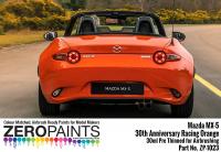 Mazda MX-5 30th Anniversary Racing Orange Paint 30ml