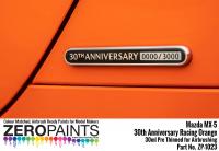 Mazda MX-5 30th Anniversary Racing Orange Paint 30ml