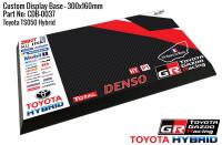 Toyota TS050 Hybrid Gazoo Racing - Display Base for Model Kits 300x160mm