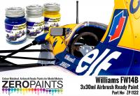 Williams FW14B Paint Set 3x30ml