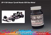 Gun Metal Paint for Braun Tyrrell Honda 020 60ml