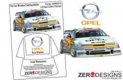 1:24 Opel Calibra V6 DTM Pre Cut Window Painting Masks (Tamiya)