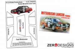 1:24 Mitsubishi Lancer Turbo 84 RAC Rally Pre Cut Window Painting Masks (Beemax)