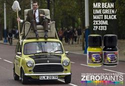 Mr Bean Lime Green / Matt Black 2x30ml