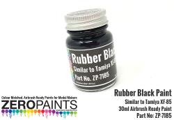 Rubber Black Paint 30ml - Similar to Tamiya XF-85