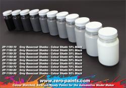 Grey Basecoat Paint Range - 60ml