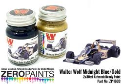 Walter Wolf Midnight Blue and Gold Paint Set 2x30ml