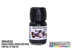 Gun Metal Paint for Braun Tyrrell Honda 020 - 30ml