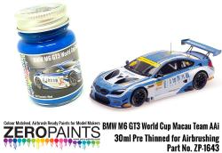 BMW M6 GT3 World Cup Macau Team Aai Blue Paint 30ml