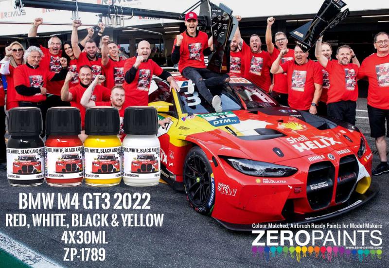 BMW M4 GT3 2022 DTM Year of the Champion Paint Set 4x30ml