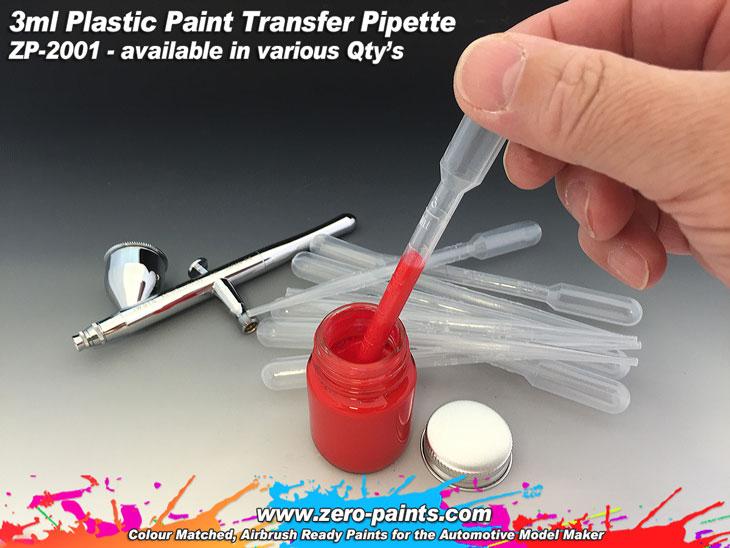 3ml Plastic Paint Pipettes (Various Qty's Available)