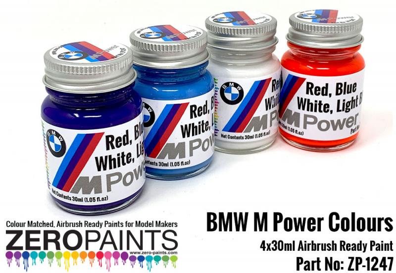 BMW M Power Colours Paint Set 4x30ml