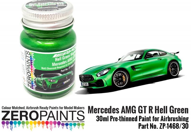 Mercedes AMG GT R Hell Green (Matt) Paint 30ml