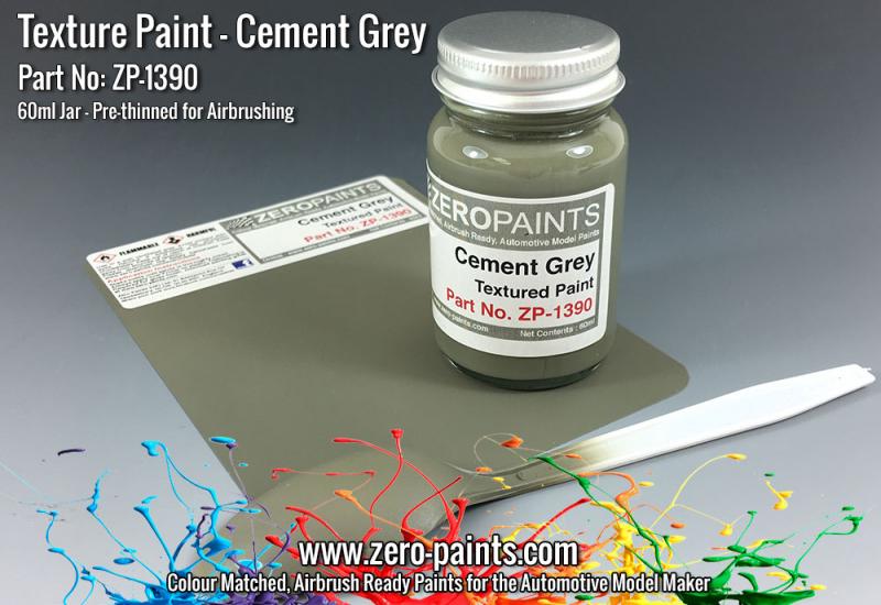 Cement Grey Textured Paint - 60ml (Engines, Interiors etc)