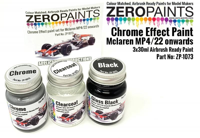 Chrome Effect Paint - Mclaren MP4/22 onwards 3x30ml
