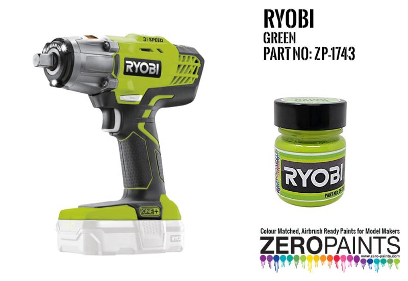Ryobi Green Paint 30ml