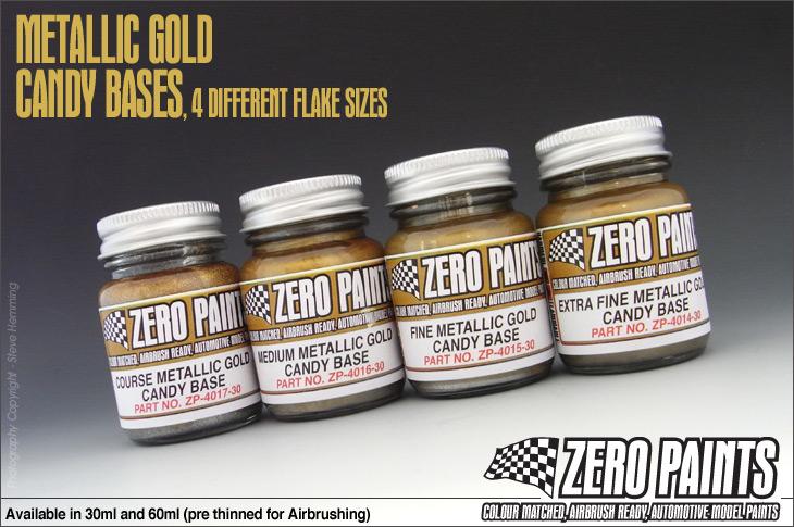 Extra Fine Metallic GOLD Groundcoat for Candy Paints 60ml