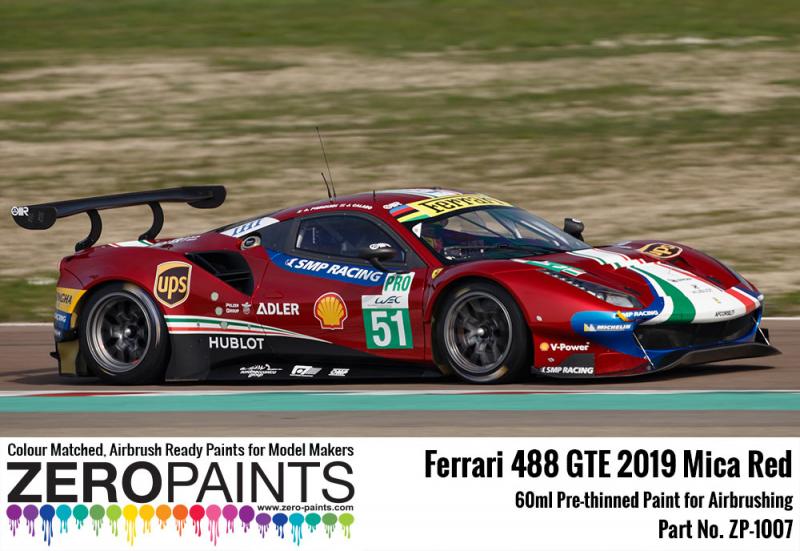 2019 Ferrari 488 GTE (AF Corse) Mica Red Paint 60ml