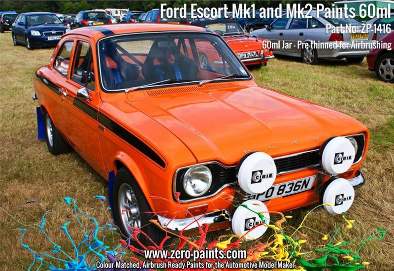 Ford Escort Mk1 and Mk2 Paints 60ml