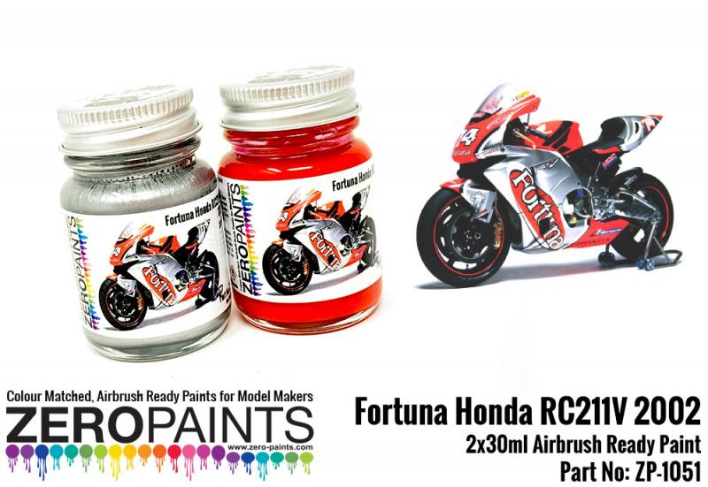 Fortuna Honda RC211V 2002 Paint Set 2x30ml
